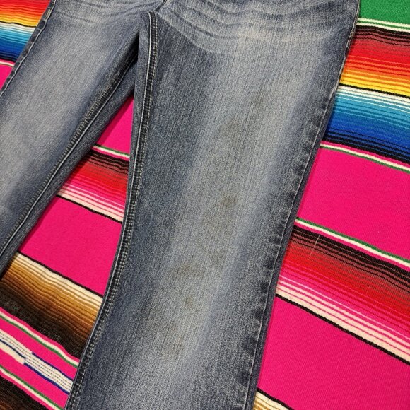ARIAT Relentless Jeans Mens 36x38 Original Fit Straight Stretch Reinforced Seams - Picture 3 of 9